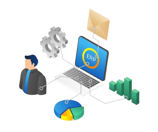 ERP Isometric Illustration